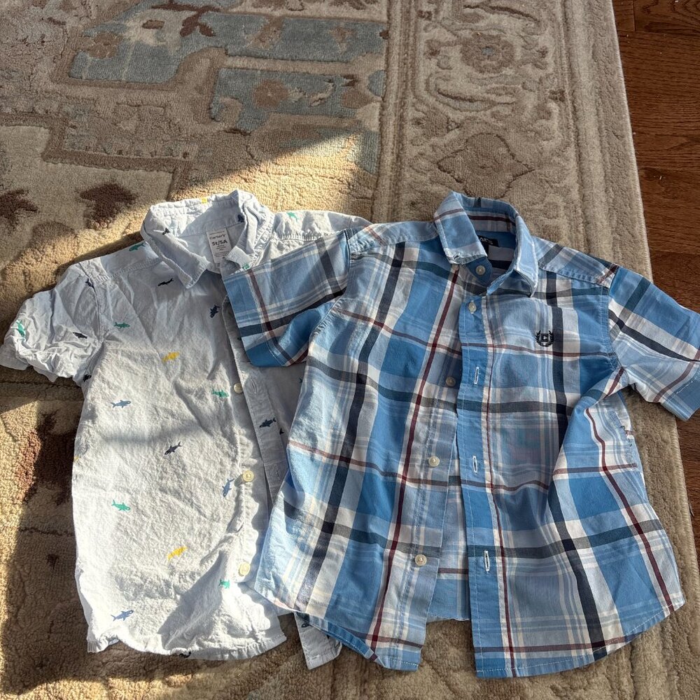 Boys collard shirt